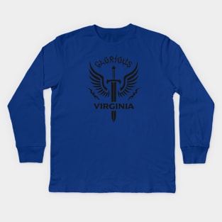 Glorious Virginia Kids Long Sleeve T-Shirt